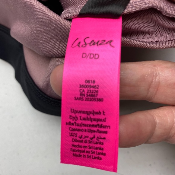 LS DUSTY ROSE T-back Sports/Lounge Bra, D/DD. *P1040 - Picture 5 of 5